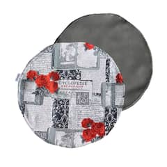 ELIZABETH PEPER - Individuales De Tela Reversibles Rosas Circular 4 unidades