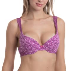 LADY GENNY - Sostén Push-Up de Algodón Estampado
