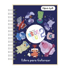 ELEFANTE AZULL - Libro para colorear “Iside out 2” Intensamente