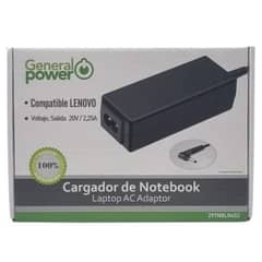GENERAL POWER - Cargador Notebook Lenovo 20V-225A - 40-17MM 45W