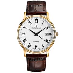 CLAUDE BERNARD - Reloj Classic Cuero Cafe Hombre