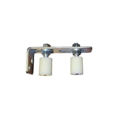 GENERICO - Guía Polín Doble Soporte Ajustable Nylon 40x30 con soporte en L