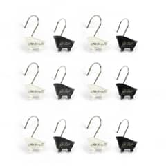 CAP DOR - Ganchos De Cortina Modelo Tina 12 pzs.