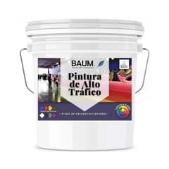 BAUM - PINTURA ALTO TRAFICO BASE AGUA ROJO BERMELLON