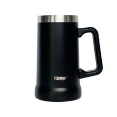 KEEP - Vaso Shopero 700ml Insulado Doble Pared Acero Inox Negro
