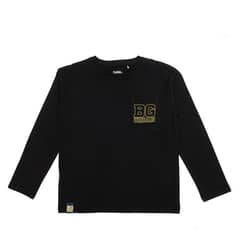 BUBBLE GUMMERS - Polera Manga Larga Niño Bubblegummers Igor Negro Teens
