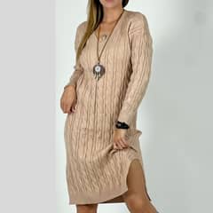 ARRAKASTA - Vestido de lana spandex