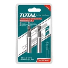 TOTAL TOOLS - Set Adaptador Hexagonal 2 piezas 60mm