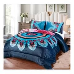 JIACHENG - Cobertor Con Chiporro 2,5 Plazas Diseño + 2 Fundas Almohadas