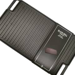 BLACK BULL - Plancha Churrasquera 45x25 Hierro Fundido