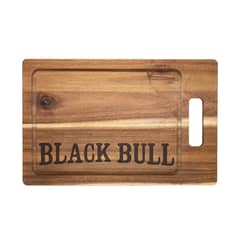 BLACK BULL - Tabla Para Picar Parrillera Madera 40cm - Asados