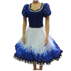 BAUL MAGICO - VESTIDO DE HUASA, FIESTAS PATRIAS CHILE, Azul Juvenil
