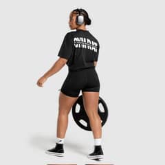 KUSSI COLLECTION - Polera basic mujer Gym Rat Edicion Limitada Black