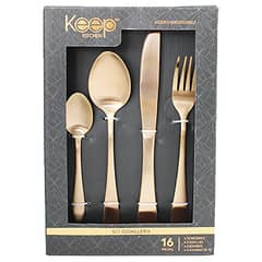 KEEP - SET CUBTS ROSE GOLD 16 PCS