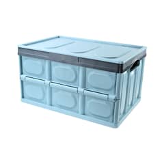 SOLEIO - Caja Organizadora Plegable Portátil 30 Litros Azul