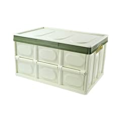SOLEIO - Caja Organizadora Plegable Portátil 30 Litros Verde