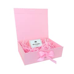 SOLEIO - Gift Box Caja Para Regalos Con Tapa Premium Rosado
