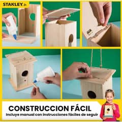 STANLEY JR - Casita de Pájaros Grande para armar