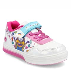 BUBBLE GUMMERS - Zapatilla Niña Bubblegummers Minions Neon Blanco-Fucsia
