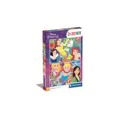 CLEMENTONI - Puzzles 2x20 Piezas - Princesas Disney