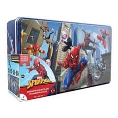 MARVEL - Rompecabezas Panoramico 3 En 1 Spiderman