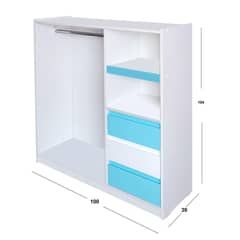 DECORACION CREATIVA - Mini Closet Minimal Celeste Blanco Montessori…