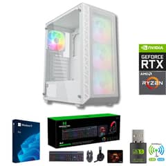 AMD CORP - Pc Gamer AMD Ryzen 7 5700X - 16GB RAM - RTX 4060 - 1TB - Wifi - WHISPER-W