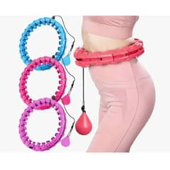 GENERICO - Aro Smart Hula Hoop Ajustable Hasta 120cm Colores