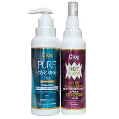 CLOE - Pack Shampoo Clear + Protector Termico Exotic