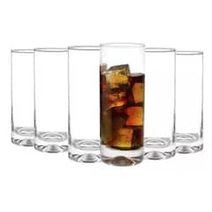 CRISTAL - Set 6 Vasos W/a Manhatan 450cc Cristar Color