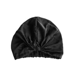 MARINA COLORINA - Turbante de seda doble capa color negro
