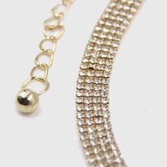 GENERICO - Cinturón de cadena strass mujer dorado 0094DO
