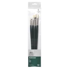 WINSOR AND NEWTON - Set 5 Pinceles Cotman Winsor & Newton Mango Largo V1