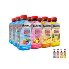SUEROX - Pack Surtido X12 630 Ml (6 Ara, 2 Na, 2 Pi, 2 Fru)