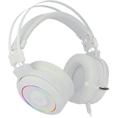 REDRAGON - Audífonos Gamer Lamia H320 71 RGB Incluye Soporte Blanco