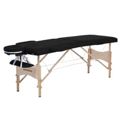 LUMAX - Camilla de Masajes Portatil Estuche Spa Negro