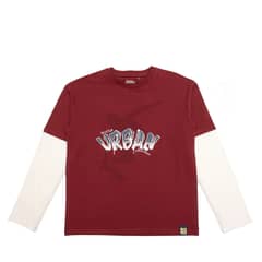 BUBBLE GUMMERS - Polera Manga Larga Niño Bubblegummers Lucas Borgoña