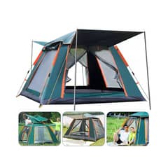 GENERAC - Tienda Casa De Campaña 4 Persona Grande Camping 2.1x2.1x1.45