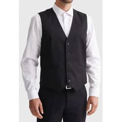 MAVIANNI - Gilet hombre clasico negro
