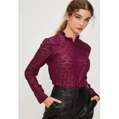 IO - Blusa Fantasia Burdeo