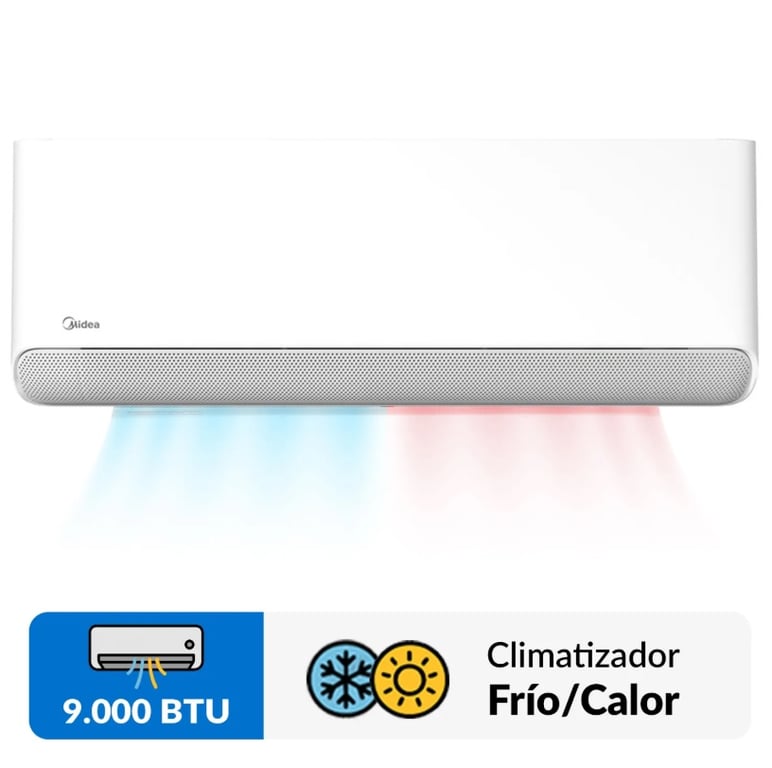 Aire Acondicionado Midea Breezeless R32 INVERTER