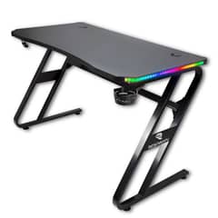 RESPAWN - Escritorio Gamer GT100 Full RGB + PAD XL + C. Remoto - Negro