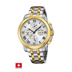 JAGUAR - Reloj J1001/1 Swiss Plateado Hombre Automático