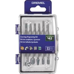 DREMEL - Microjuego de 11 accesorios de tallado y grabado (729)