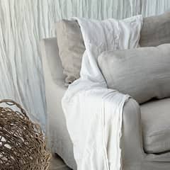 NATURALINO - Chal o Funda Piecera Maxi Blanco -