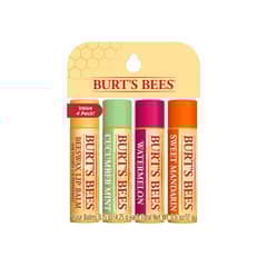 BURTS BEES - BALSAMO LABIAL DE SUPER FRUTA 4 Pack 4x015oz