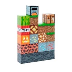 GENERICO - Lampara Rompecabezas Minecraft Block Building