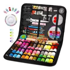 GENERICO - Set De Costura Kit Costurero Hilos Bordado Estuche 206 Pieza