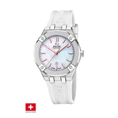 JAGUAR - Reloj J1017/1 Swiss Blanco Mujer Diplomatic