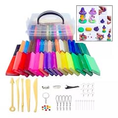 MUNDO MAGIA - Arcilla Polimérica De 32 Colores Con Accesorios